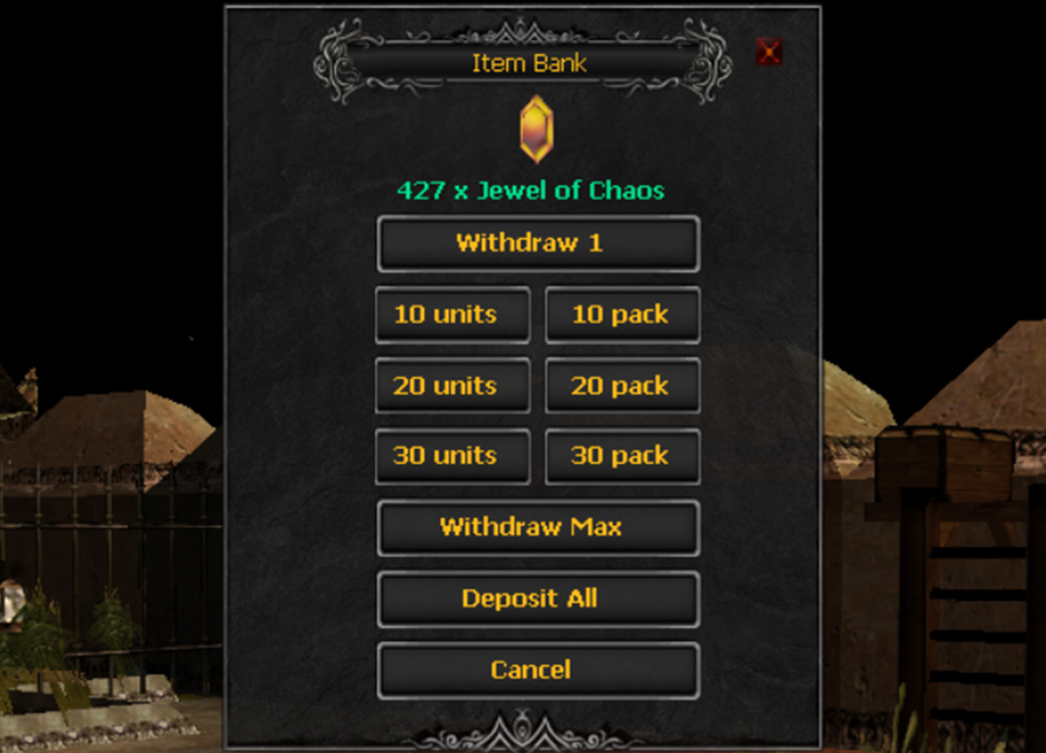 Withdraw from bank